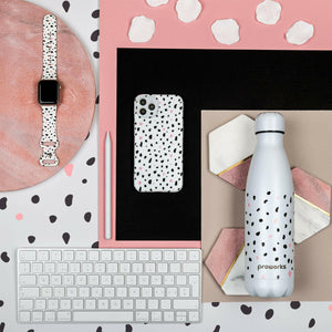 iPhone Case - Dalmatian Phone Case – White, Black and Pink.