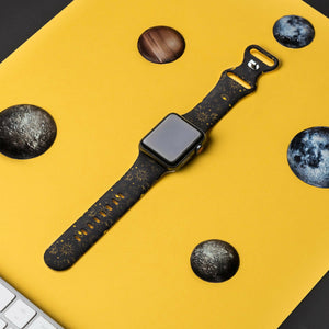 Celestial Apple Watch Strap - Black.