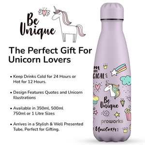 Unicorn Water Bottle.
