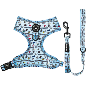 Glow Harness® and Lead Set - Pupfluencer Little King.