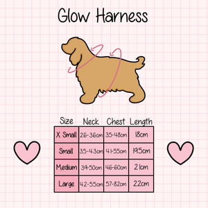Adjustable Glow Harness® - A Dog's Tail.