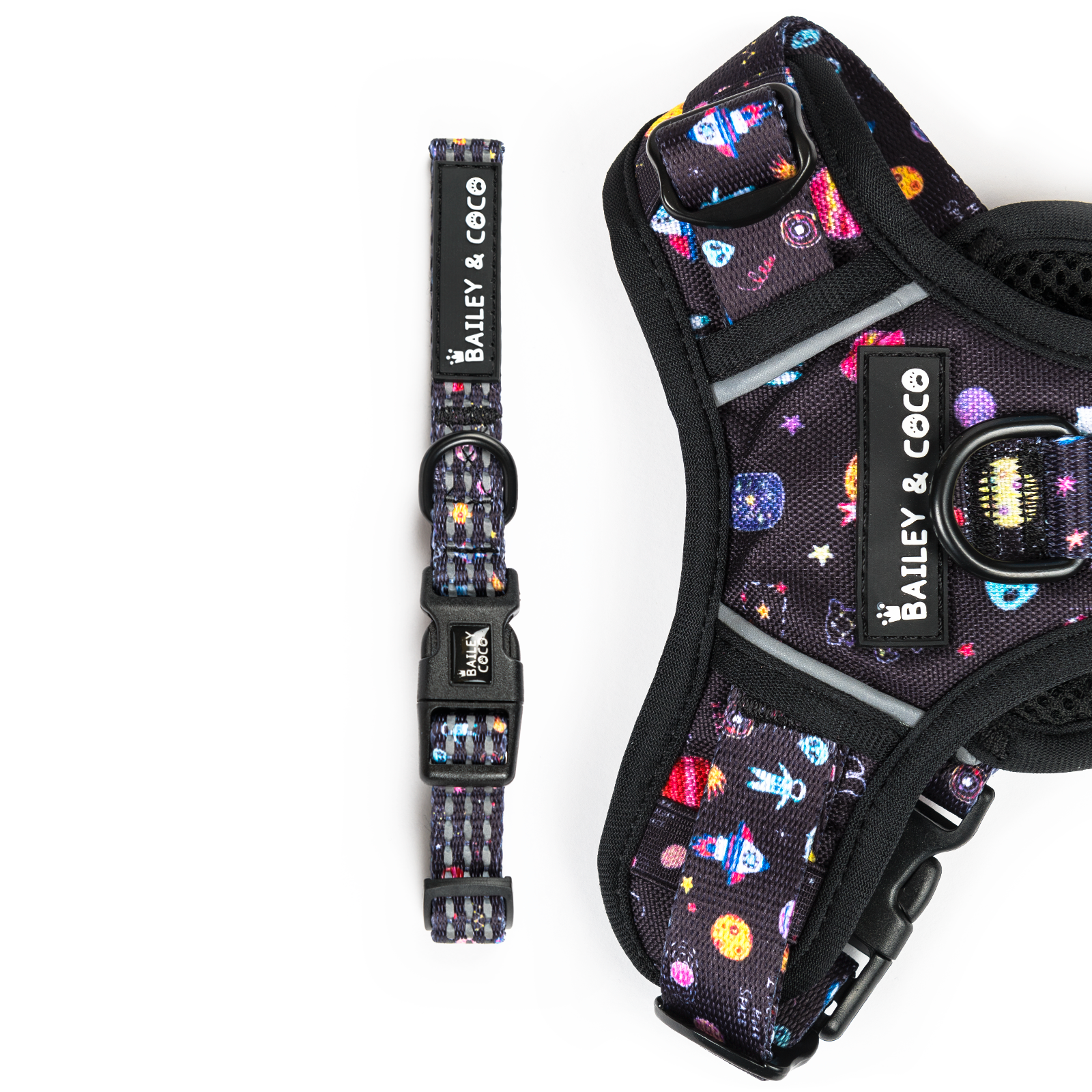 Trail & Glow® Collar - Space Paws.